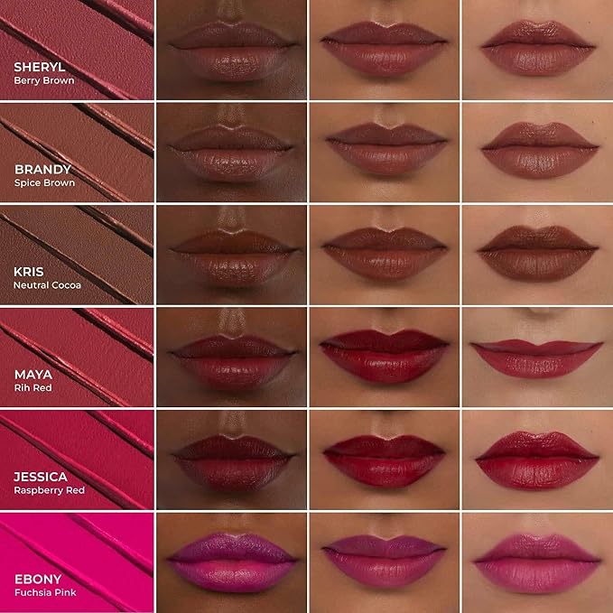 Thrive Causemetics Impact-FULL Smoothing Lipstick, Moisturizing Lip Makeup Essential with Vitamin E, Lightweight Creamy Lipstick for Women, Long Lasting, Vegan, Shade Brandy (Spice Brown)