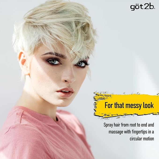 got2b Glued Blasting Freeze Hair Spray, 12 Fl Oz, Pack of 6, Extra Strong Holding Spray for Spikes & Styles, Long-Lasting All-Day Hold, Wind-Tested, Humidity-Resistant, Washes Out Easily