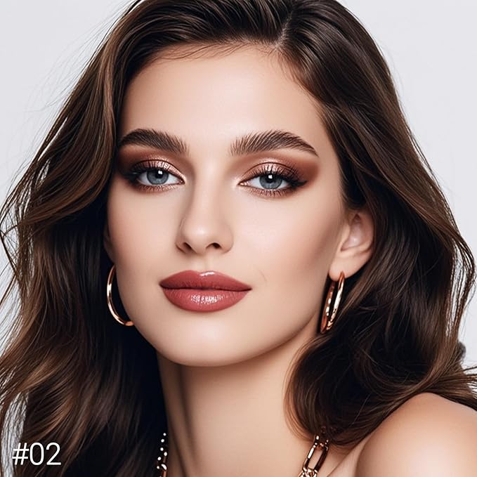 Erinde Nude Brown Eyeshadow Palette, 12 Colors Matte Shimmer Beige Silver Gold Taupe Champagne Gray Black Eye Shadow Palette, Highly Pigmented Long Lasting Waterproof Eyeshadow Pallete, 02