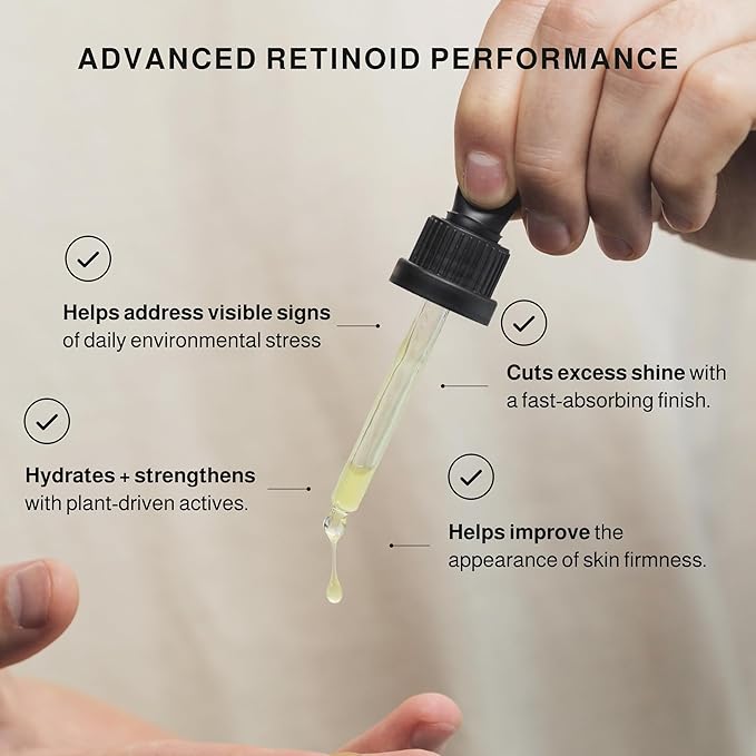 Peppertree Serum A - Anti Aging and Antioxidant Retinol Serum for Face - Men's Skin Care Hydrating Serum for Fine Lines and Wrinkles with HPR & Witch Hazel - 1 fl oz
