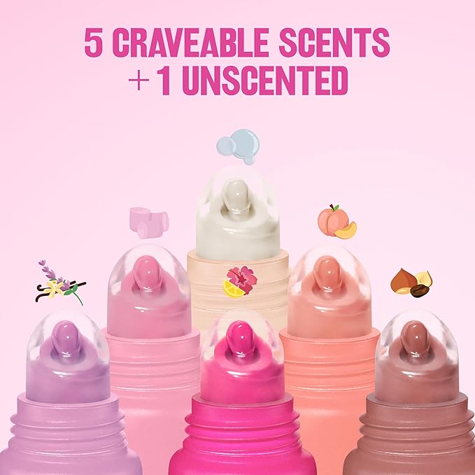 Revlon Glimmer Lip Treat Balm + Mask™, Overnight Peptide Lip Treatment, Hydrating, 004 Lavender Vanilla, 0.4 fl oz