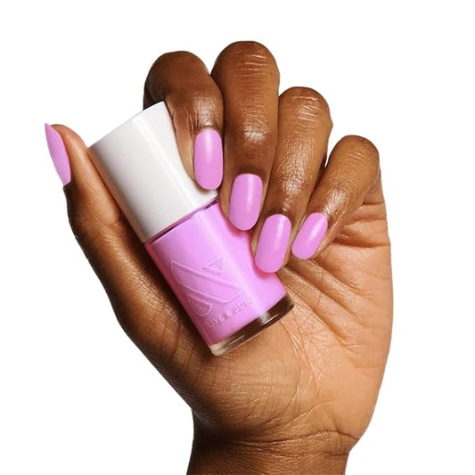Olive & June Long Lasting Nail Polish | Valentine's Day | Gel-Like Finish No Lamp Needed | Lasts up to 10 days | Salon-Quality 15-Free, Vegan & Cruelty-Free Chip-Resistant | Fierce & Loving Lilac