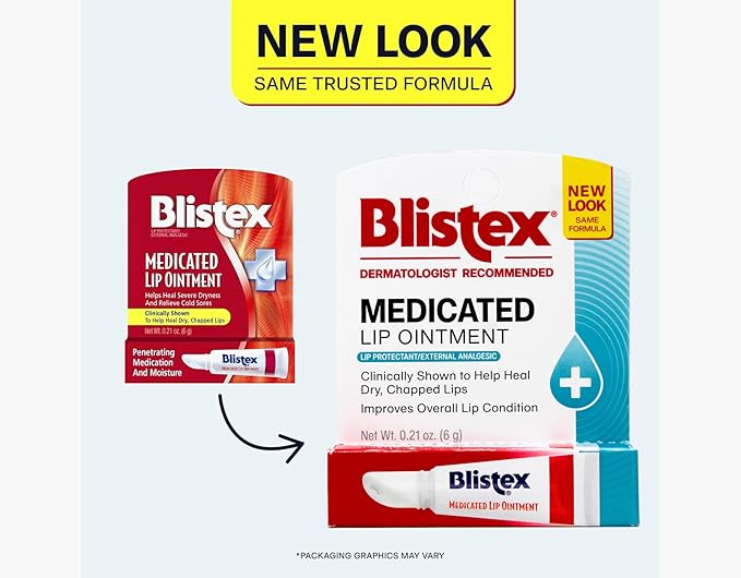 Blistex Medicated Lip Ointment 0.21 oz (Pack of 8)