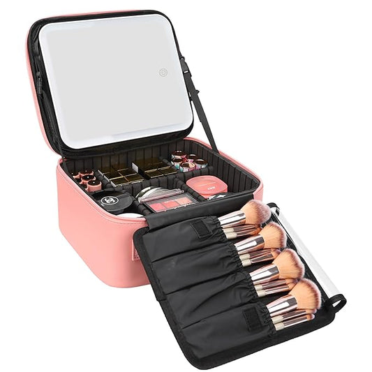 Relavel travel makeup bag with