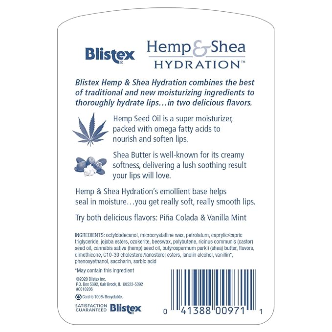 Blistex Hemp & Shea Hydration, 2