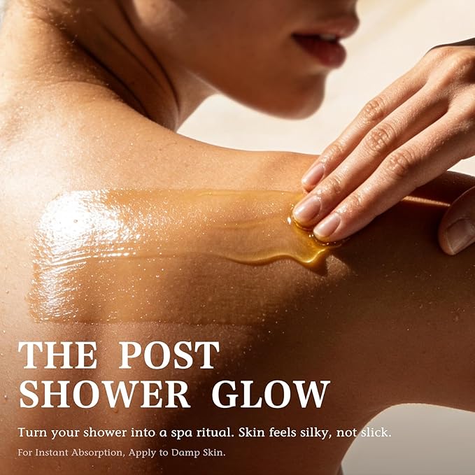Desert Silk Body Firming Oil for Women – Dual-Phase Technology for Instant After-Shower Absorption, 72H Glow & Firming Moisturizing Formula with 6 Botanical Oils, 3% Cactus Fruit & HA, 3.38 fl oz