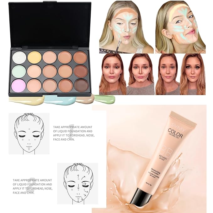 Makeup Kit for Teens Set For Women Makeup Kits Valentine's Day Makeup Sets Gift For Teens Girls Gift Travel Makeup Set Eyeshadow Palette Foundation Concealer Lipgloss
