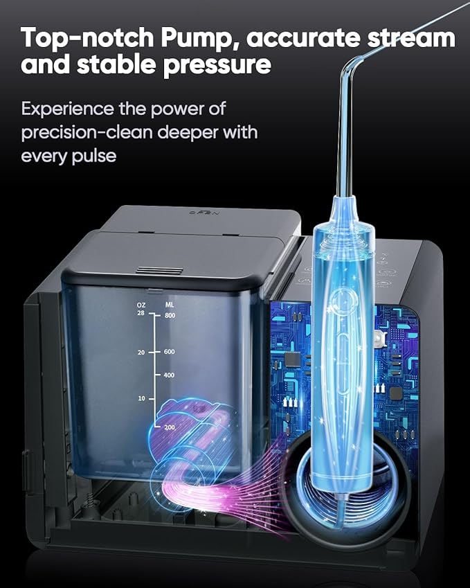 MySmile LP233 Pro Electric Water Flosser Graphite Grey and LP221 Cordless Water Flosser Pearl White Combo
