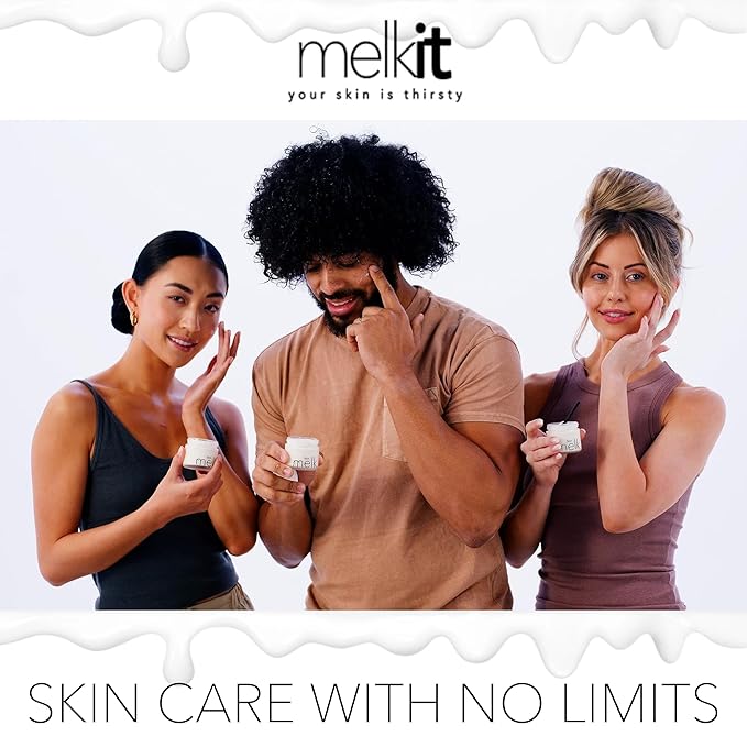 Melkit Body Melk Natural Body Cream - All Over Fast-Absorbing Hydration for Dry or Sensitive Skin - Soothe Sensitive Skin, Rash & Irritation - All Skin Types - 16 oz