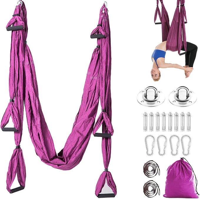 Aerial Yoga Swing Set Trapeze Yoga Hammock Kit
