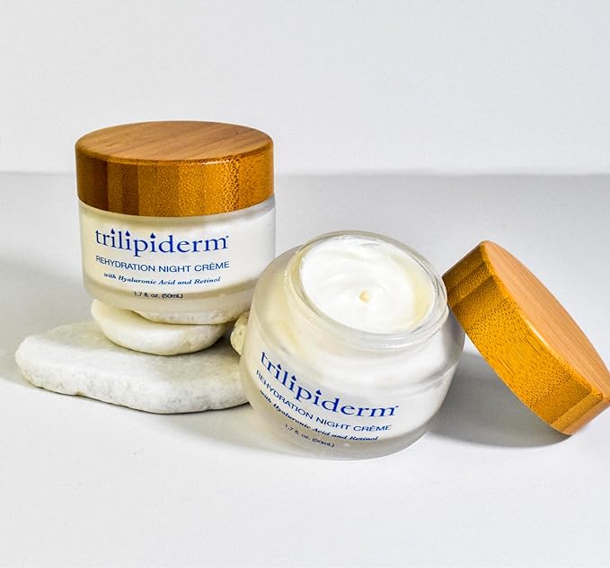 Trilipiderm Sightseer Bundle – Protective Day Cream Broad Spectrum SPF 30 and Rehydration Night Crème Set – Travel Size