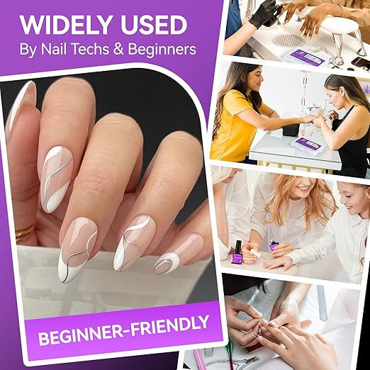 gelike ec Nail Tips Almond for Salon: 240 PCS Small Short Soft Gel Nail Tips for Manicure - 12 Sizes