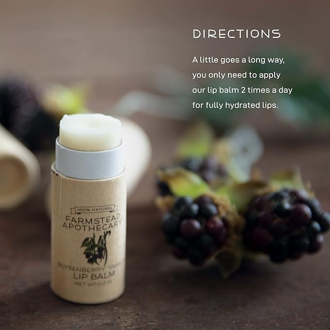 Farmstead Apothecary 100% Natural Lip Balm 0.2oz