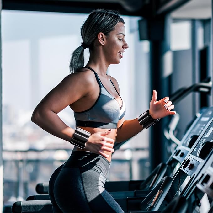 Ankle weights for women wrist weight: Adjustable ankle 2lbs(1lb each)