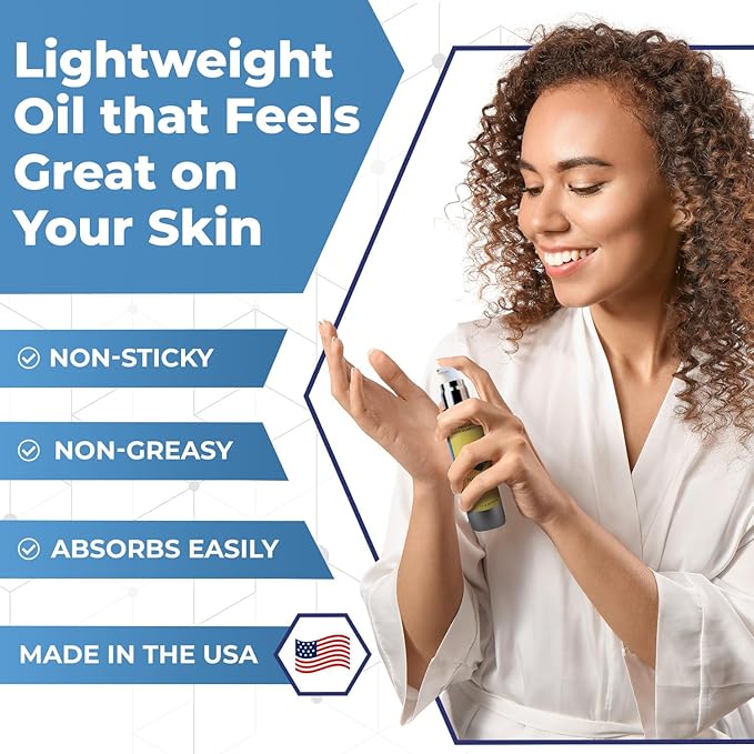 Maximum Strength Topical Oil – Physician Formulated Essential Oil Blend for Daily and Anytime Skin Care - Fast-Absorbing with Rosehip, Frankincense and Myrrh