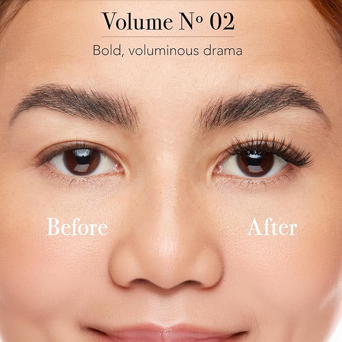 Pro Lash SoftWear Professionally Styled Lash Clusters - Seamless, Lightweight Lashes - 7-Day Cluster Eyelash Extensions - Waterproof Lashes Clusters - Single Set - Volume No. 02 Black