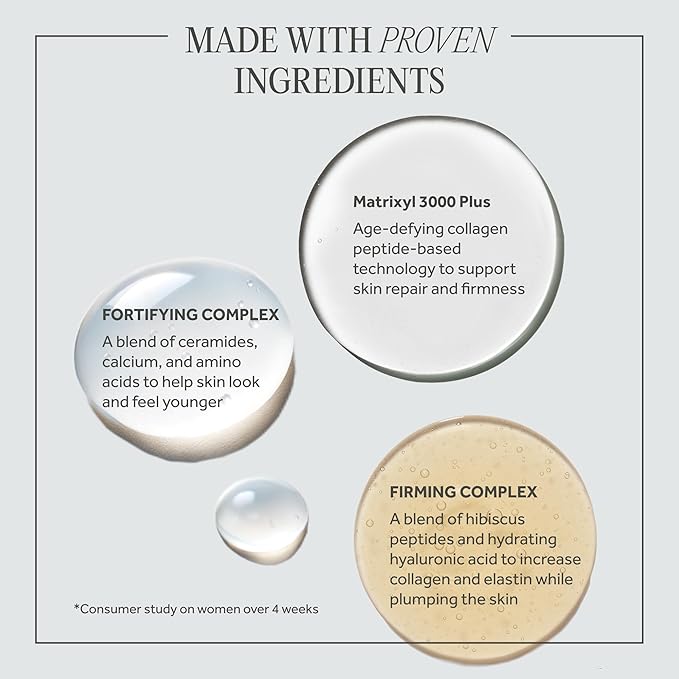 No7 Restore & Renew Multi-Action Face & Neck Serum - Anti Aging Serum for Deep Wrinkle Repair - Collagen Infused Skincare with a Hydrating Blend of Hibiscus Peptides & Hyaluronic Acid (1 fl oz)