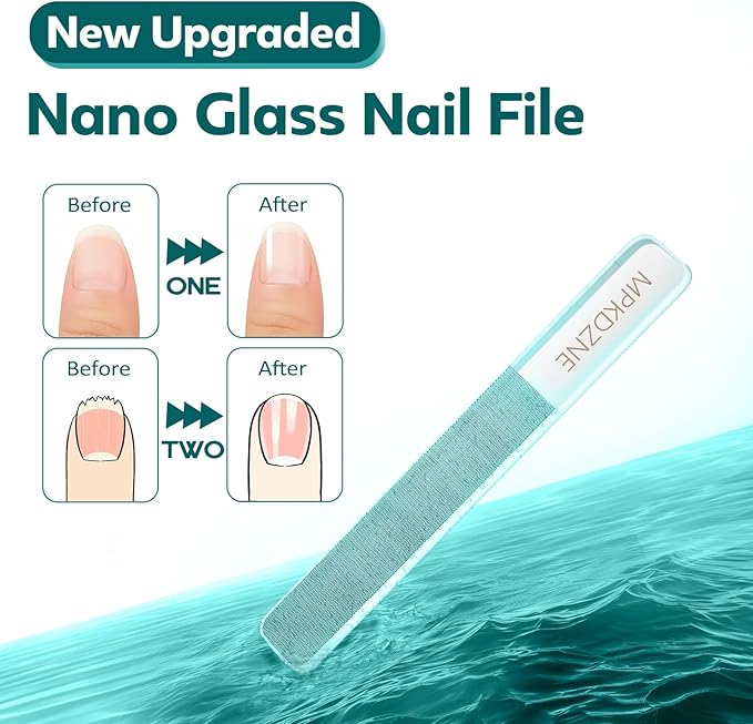 Pro 5-in-1 Nail Clippers Set for Men & Women. Ultra Sharp Stainless Steel Manicure Kit w/Angled Trimmer in Luxury Leather Case. Travel & Home Use