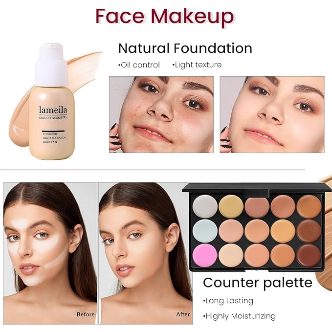 Makeup Present Set for Teen Girl Women, Travel