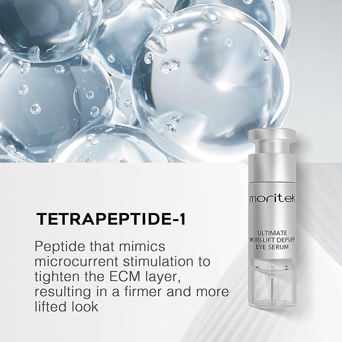 MORITEK Deep Anti-Aging Wrinkle Remover & Eye Serum instantly reduces the appearance of under-eye bags, puffiness, dark circles, wrinkles, fine lines, and crow's feet