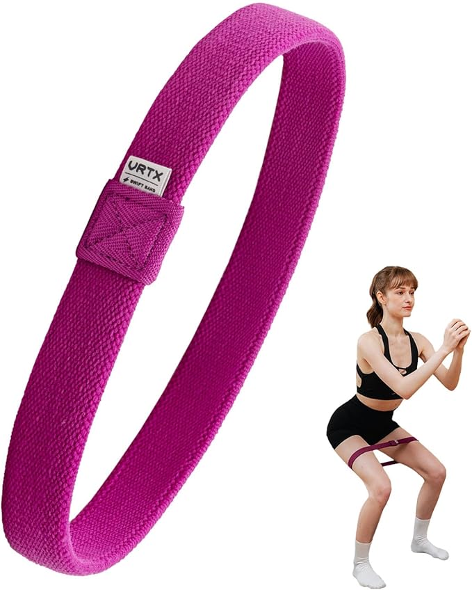 VRTX Swift Bands for Glutes & Legs Exercise | Booty Bands for Home & Gym Workout | Fabric Resistance Bands with Soft Mesh Cloth | Skin-Friendly, Non-Slip Hip Circle – Single Pack