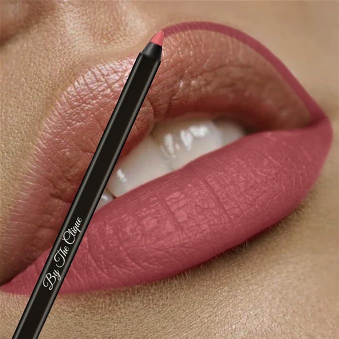 Premium Long Lasting Matte Nude Lip Liner Pencil |Beach Babe Deep Nude Pink Ultra Wear Lip Liner
