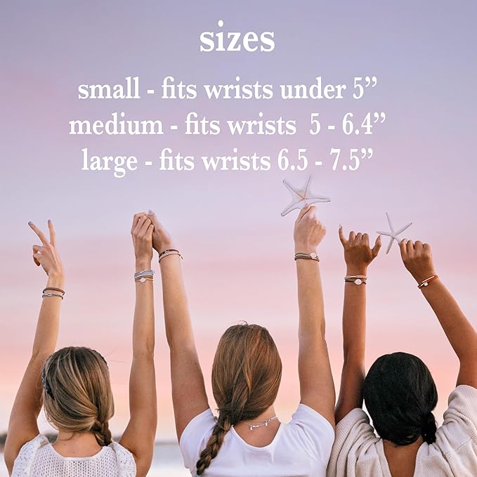 K'lani Hair Tie Bracelets for Women - Elastic Hair Bands That Double as Stylish Jewelry - Breathe - Medium