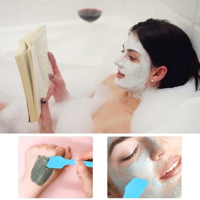 Beaupretty Cosmetic Spatula Stick 150pcs Cosmetic Spatula Plastic