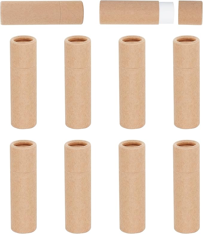 NICENEEDED 10 PCS Paperboard Lip Balm