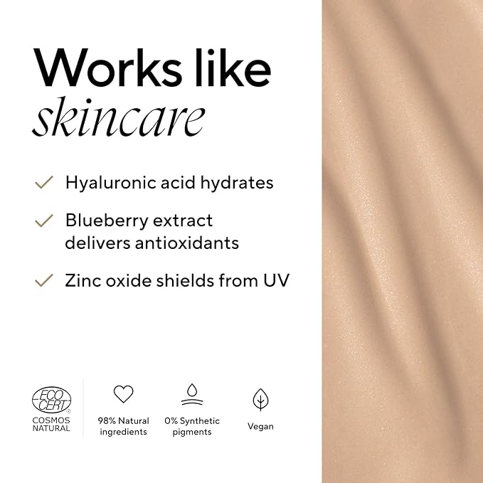 MÁDARA Organic Skincare | Skin Equal Soft Glow Foundation SPF15 IVORY 20-30ml, Mineral foundation with hyaluronic acid, Buildable medium coverage, Dewy foundation, Vegan, COSMOS natural certified