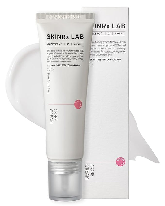 BEISIKS SKINRxLAB MadeCera Core Cream – Korean Anti-Aging Face Moisturizer with Ceramides, Peptides, Liposomal TECA for Deep Hydration, Firming, Plumping, Volumizing & Radiant Complexion, 1.69oz.