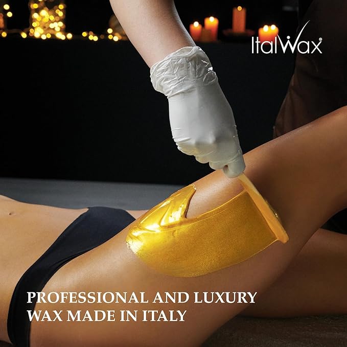 Italwax Luxury Full Body Wax - 1kg / 2.2lb - Hard wax beads for hair removal - Unscented - ideal for sensitive skins - Depilatory Cream, Film Wax - Full Body Wax Limited Edition
