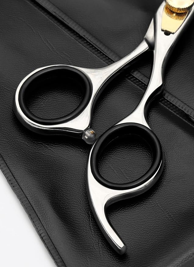 Ruvanti Hair Cutting Scissors - Professional Barber Premium Shears For Salon And Home Use, Sharp & Durbale Stainless Steel Blades for essential hair care & grooming, Comfortable Grip Handles