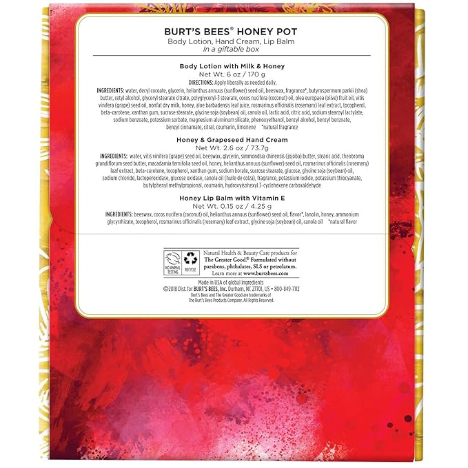 Burt's Bees Honey Pot Gift Set,