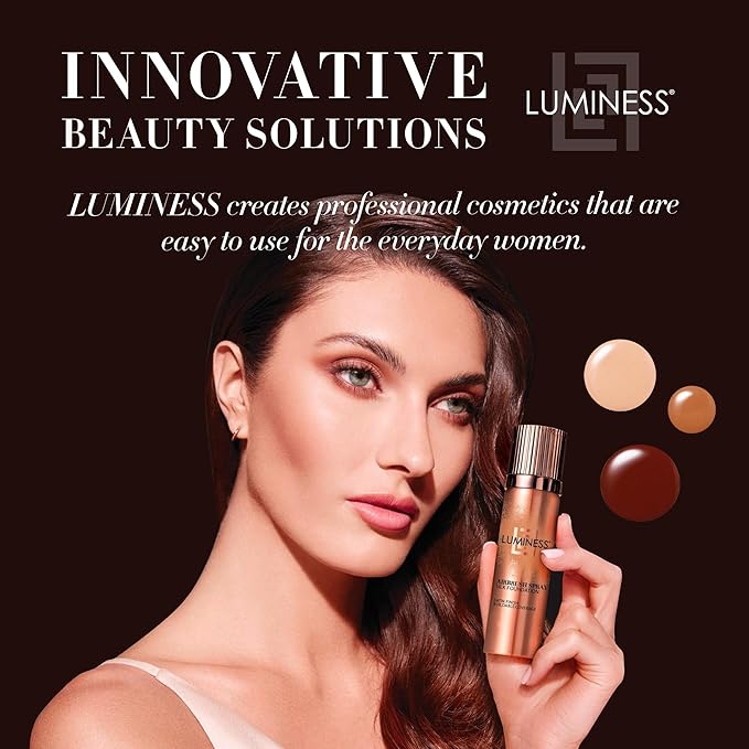LUMINESS Silk Airbrush Spray Foundation & Buffing Brush Neutral Fair