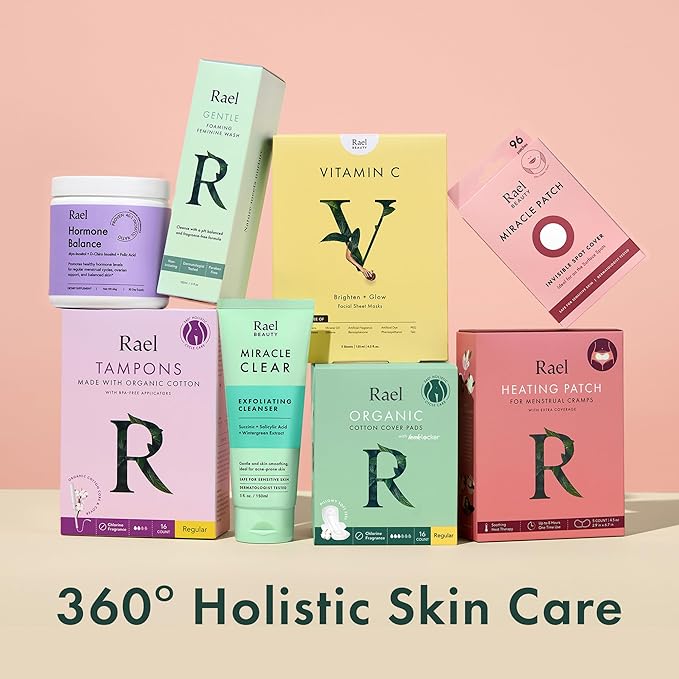 Rael Pimple Patches, Miracle Microcrystal Spot Cover - Hydrocolloid Acne Pimple Patch with Tea Tree Oil, Early Stage Zits and Blemish, Korean Skin Care (9 Count)