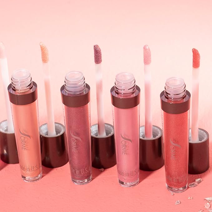 SORME Treatment Cosmetics LipThick Plumping Gloss for Shiny and Fuller Looking Lips | Doll Shade