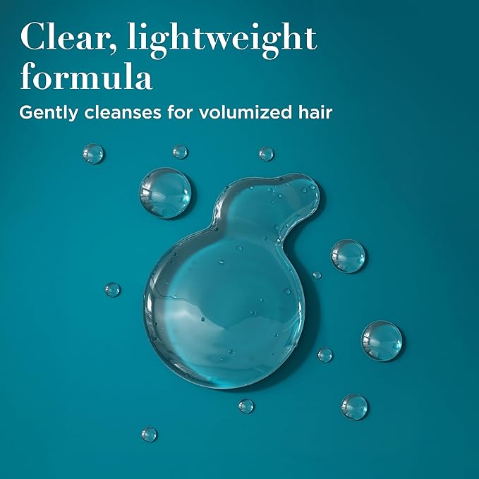 OGX Thick & Full + Biotin & Collagen Volumizing Shampoo, Nutrient-Infused Hair Shampoo with Vitamin B7 Biotin Gives Hair Volume & Body for 72+ Hours, Sulfate-Free Surfactants, 13 fl. oz