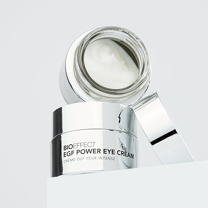 BIOEFFECT EGF Power Eye Cream | Intensive Age-Defying Eye Treatment with Epidermal Growth Factor + Bakuchiol + Niacinamide for Wrinkles, Dark Circles & Puffiness | 15 mL / 0.51 oz