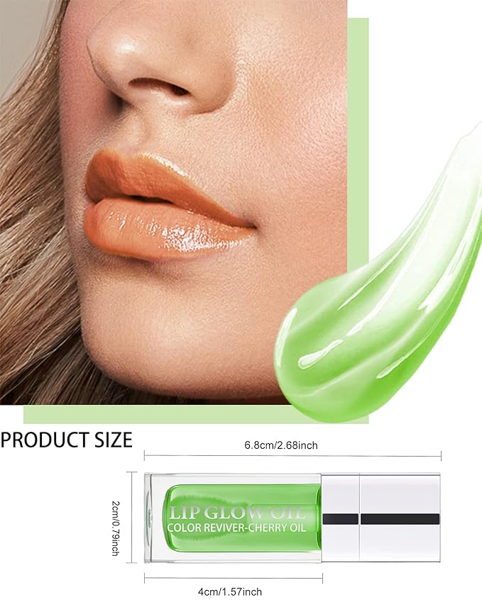 Tinted Moisturizing Lip Glow Oil,Hydrating Plumping Gift