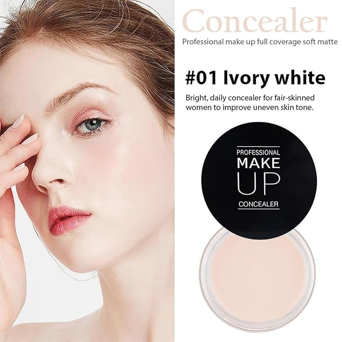 7 Color Solid Concealer Full Coverage Correcting Cream