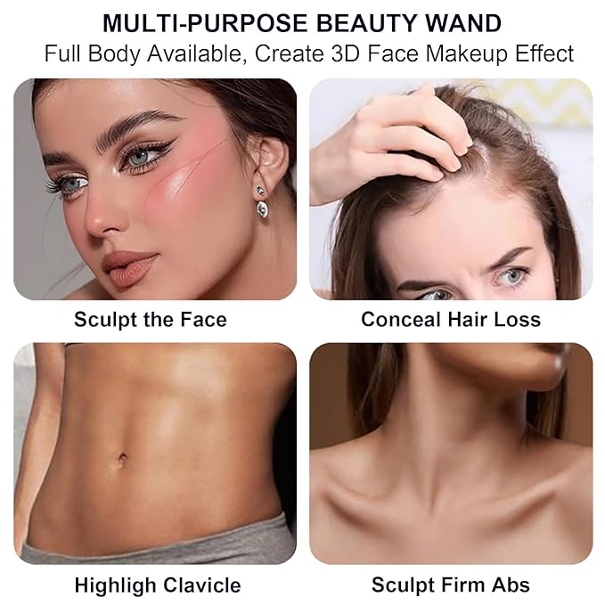 Lezero 3Pcs Contour Stick Makeup Kit, Shades with Matte Finish Highlighter, Blush and Bronzer Stick for Sculpt the Face and All Skin Type, Long Lasting, Smooth, Non-greasy, #2 LIGHT FAIR