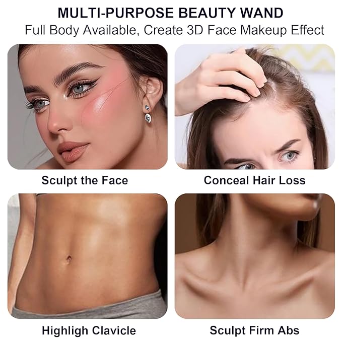 Lezero 3Pcs Contour Stick Makeup Kit, Shades with Highlighter, Blush and Bronzer Stick for Sculpt the Face and All Skin Type, Long Lasting, Smooth, Dewy & Matte Finish, #1 LIGHT FAIR