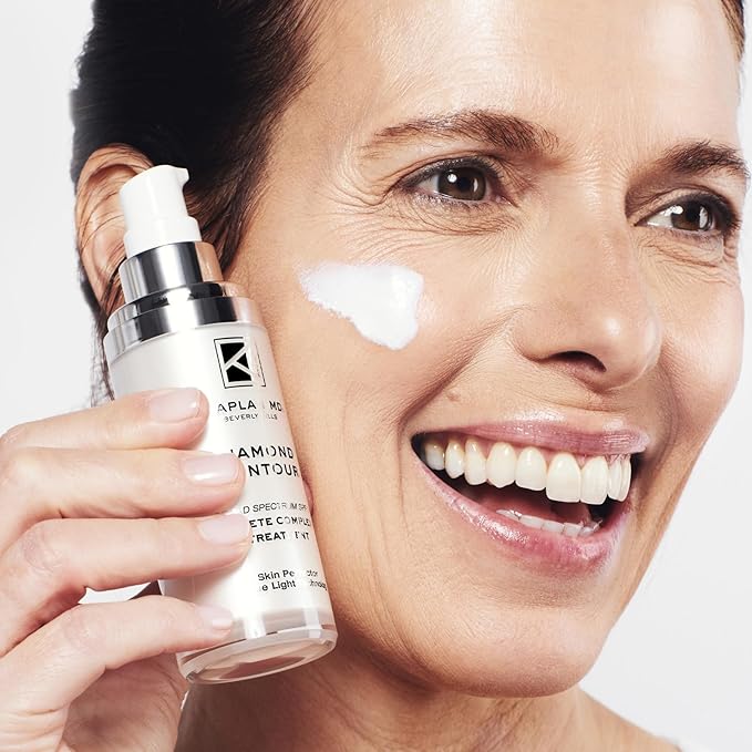 Kaplan MD Diamond Contour Broad Spectrum SPF 30 - Complete Complexion Treatment, Hydrating Sheer Coverage, UVA/UVB & Blue Light Protection, Fragrance-Free, Non Tinted Sunscreen for Face
