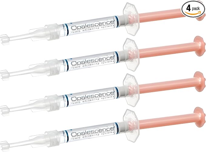Opalescence 35% Gel Syringes Teeth Whitening - Refill Kit (4 Syringes Total) Carbamide Peroxide. Made by Ultradent, in Melon Flavor. Tooth Whitening Refill Syringes 5404-2