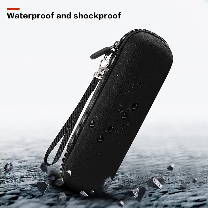 Toothbrush Travel Case Compatible with Oral-B Pro 1000 2000 3000 3500 5000 7500/ for Philips Sonicare ProtectiveClean 4100 6100 5100 6500 7500 Rechargeable Electric Toothbrush (Box Only) -Black