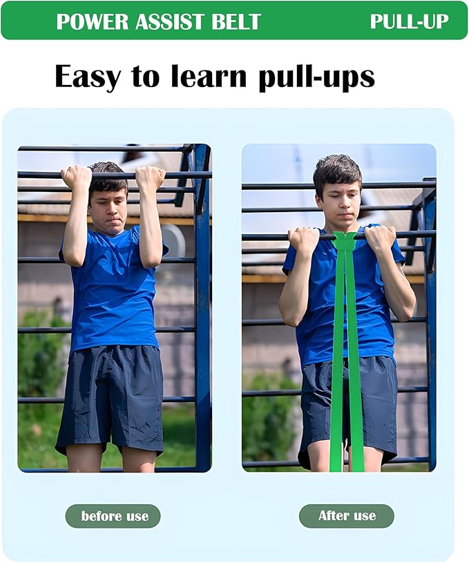 Pull Up Assistance Bands - Resistance Bands Set - Multi-Level Resistance, Fitness Band, Full Body Training, Suitable for Exercise and Physical Therapy Exercise Bands