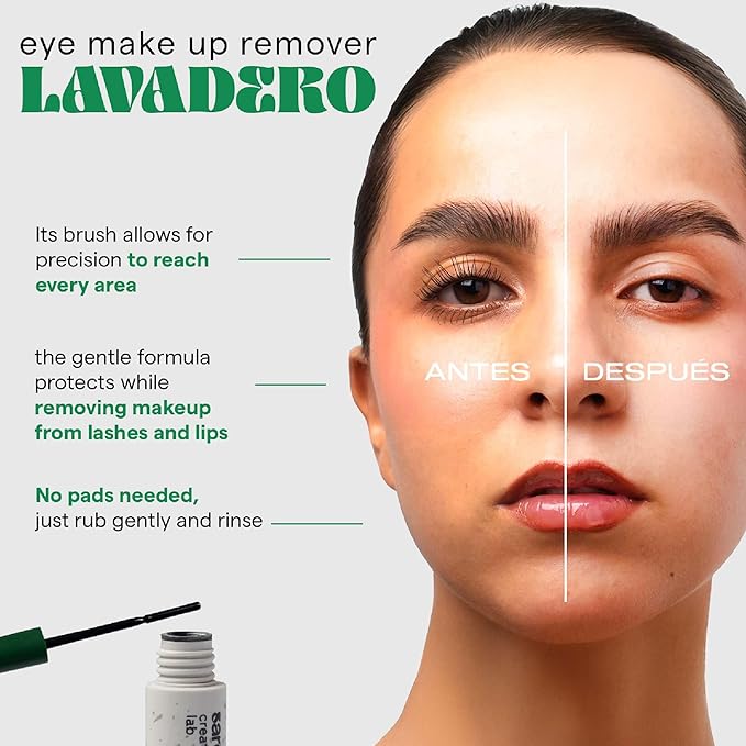 SARELLY Lavadero Eye Makeup Remover | Melts Away Waterproof Makeup | Gentle Formula | Vegan & Cruelty-Free