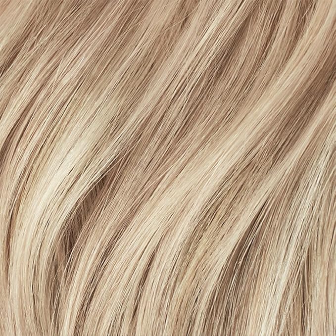Luxy 100% Remy Human Hair Extensions for Thin Hair Thinning Hair Fill-Ins – 6 Seamless Wefts Multi-Dimensional Color Blend - Natural-Looking Volume & Coverage 95 grams 20" Dimensional Beige Blonde