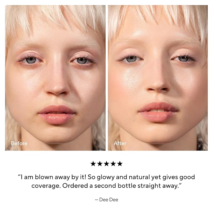 MÁDARA Organic Skincare | Skin Equal Soft Glow Foundation SPF15 IVORY 20-30ml, Mineral foundation with hyaluronic acid, Buildable medium coverage, Dewy foundation, Vegan, COSMOS natural certified